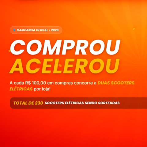 Prêmios e Sorteios em Destaque da Promoção Beira Rio Comprou Acelerou