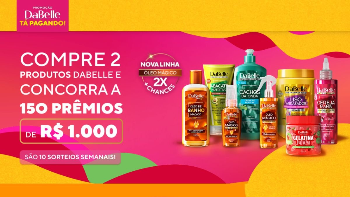Banner da Promoção DaBelle Ta Pagando!