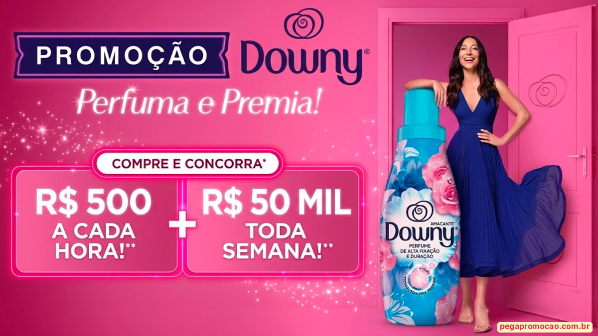 Banner da Promoção Downy Perfuma e Premia
