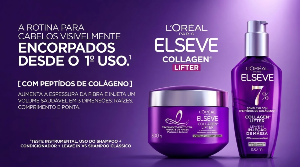 Banner da Promoção Elseve Experimentou, Ganhou!