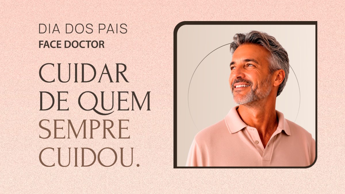 Banner da Promoção Face Doctor Dia dos Pais