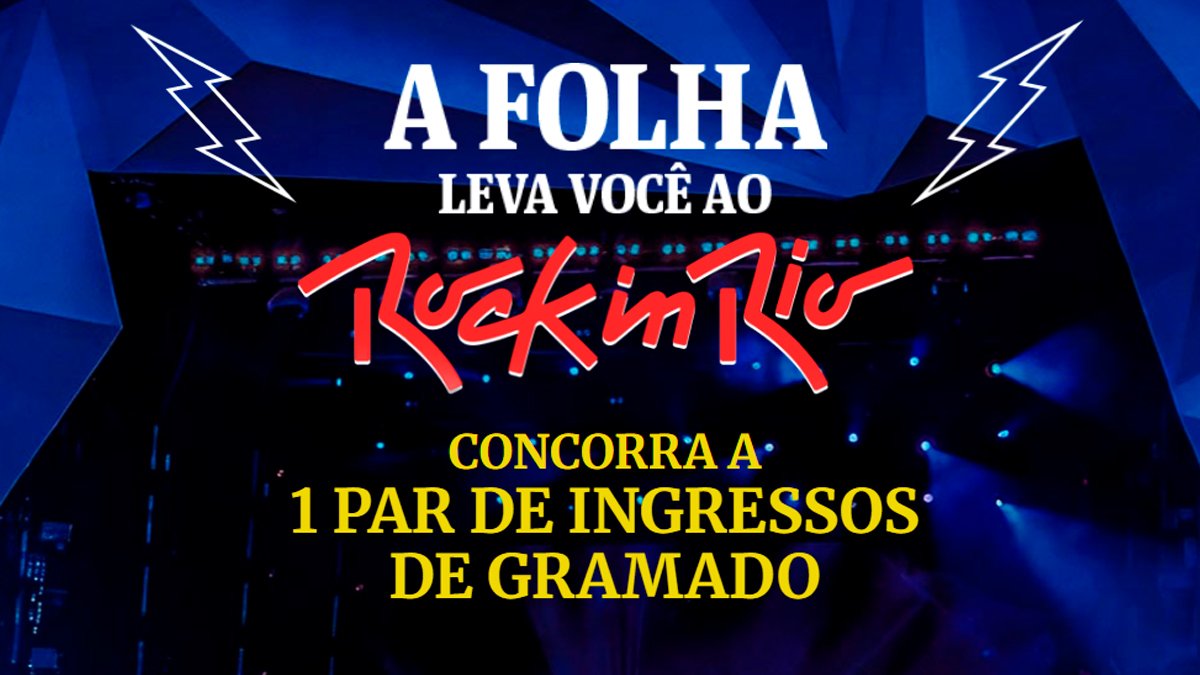 Banner da Promoção Folha de S. Paulo Rock In Rio