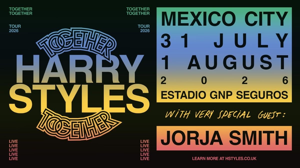 Banner da Promoção Sony Music Harry Styles Together Tour México