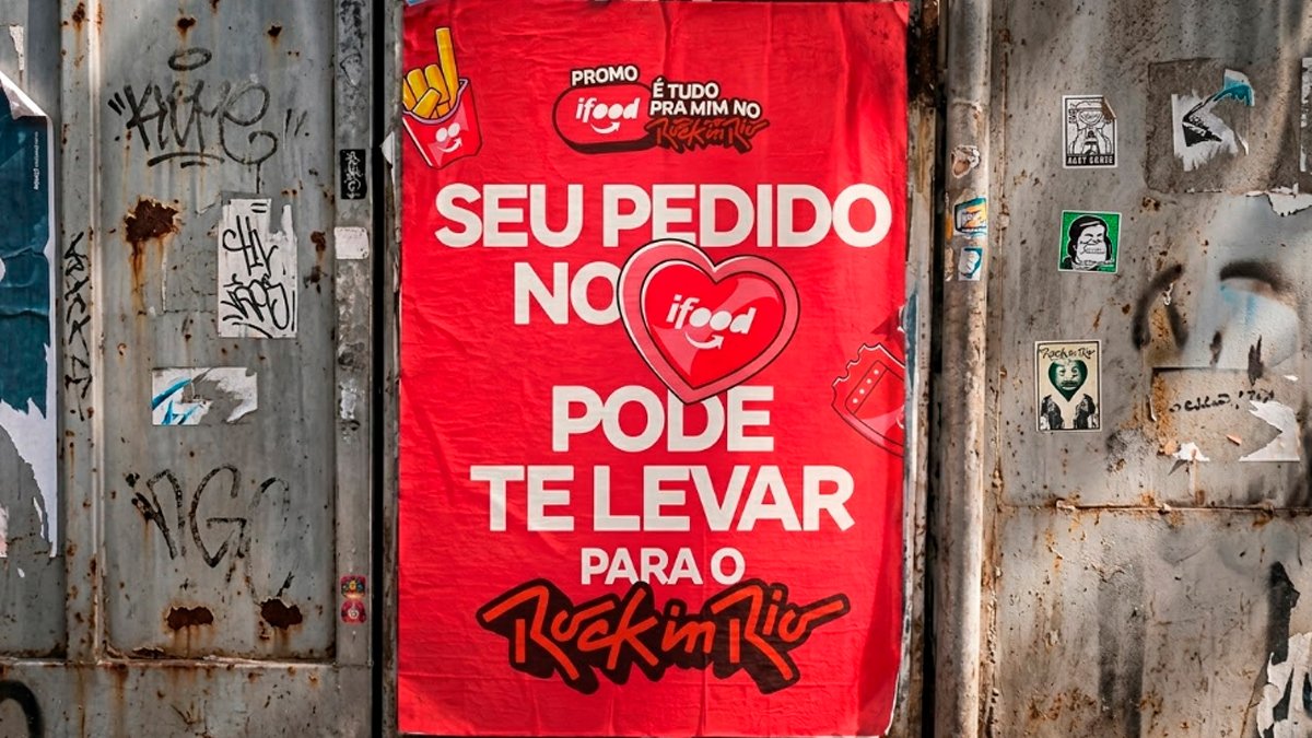 Banner da Promoção iFood Rock In Rio 2026