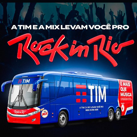 Prêmios e Sorteios em Destaque da Promoção Mix e Tim Rock in Rio 2026