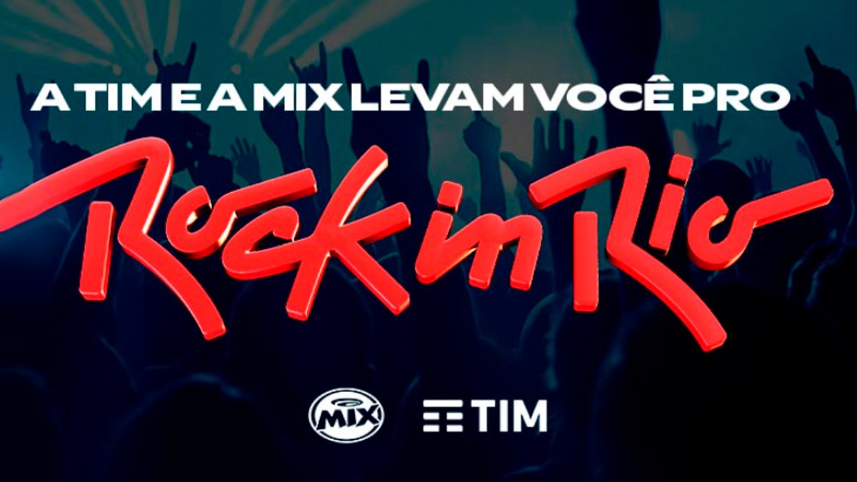 Banner da Promoção Mix e Tim Rock in Rio 2026
