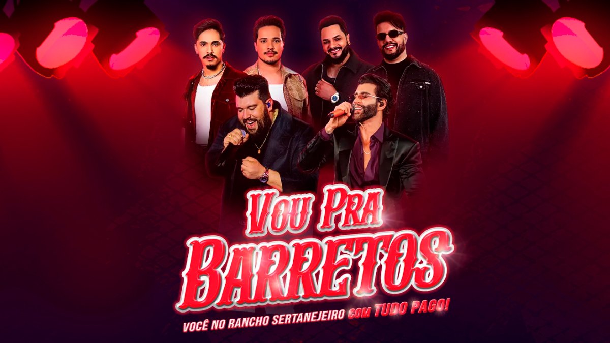 Banner da Promoção Sony Music Vou Pra Barretos