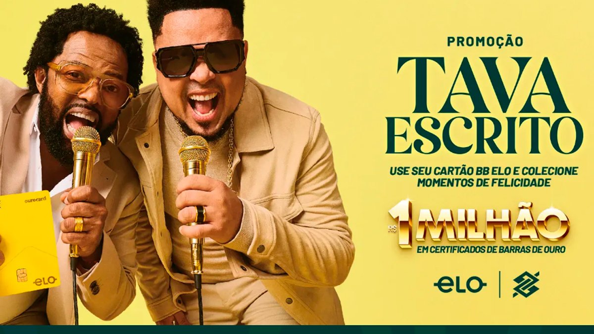 Banner da Promoção BB Elo Tava Escrito