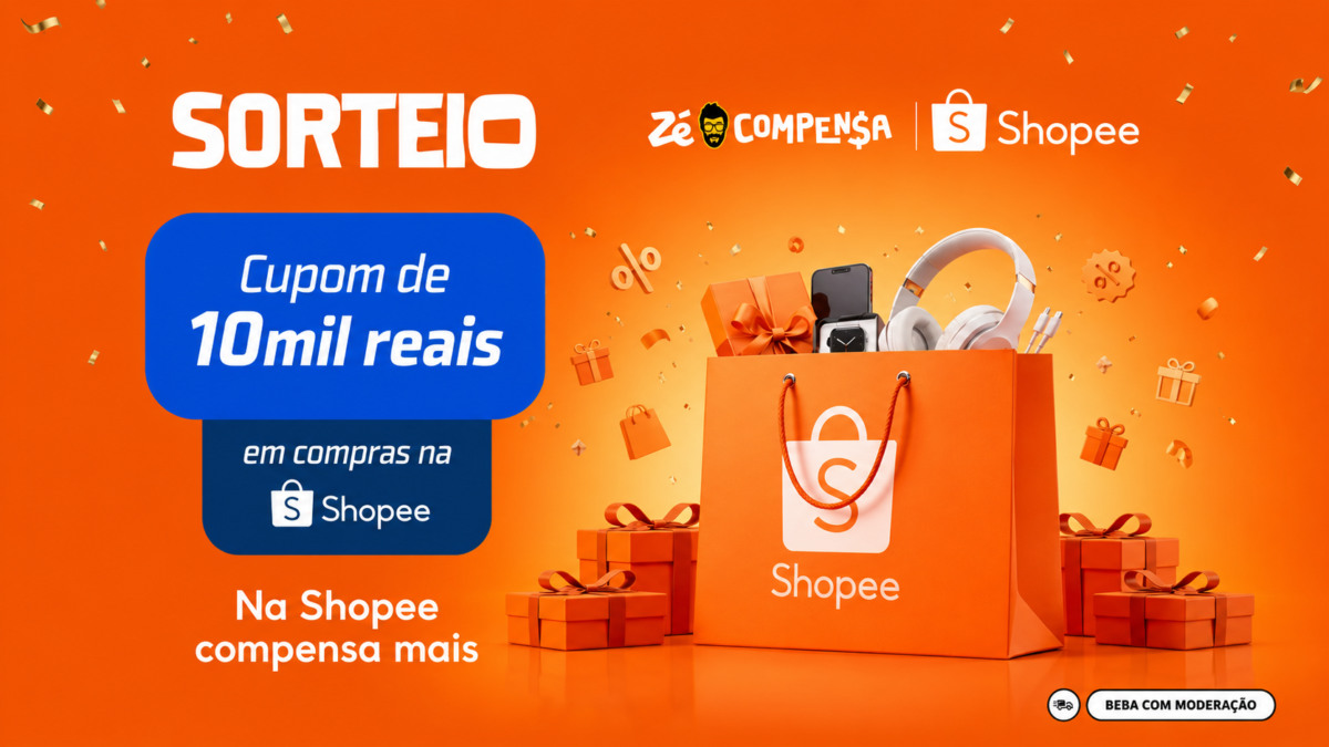 Banner da Promoção Zé Delivery Zé Compensa e Shopee
