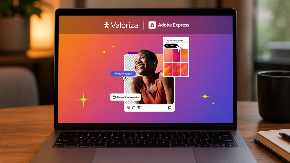 Vivo libera 6 meses de Adobe Express Premium grátis. (Concorrente do Canva Pro)
