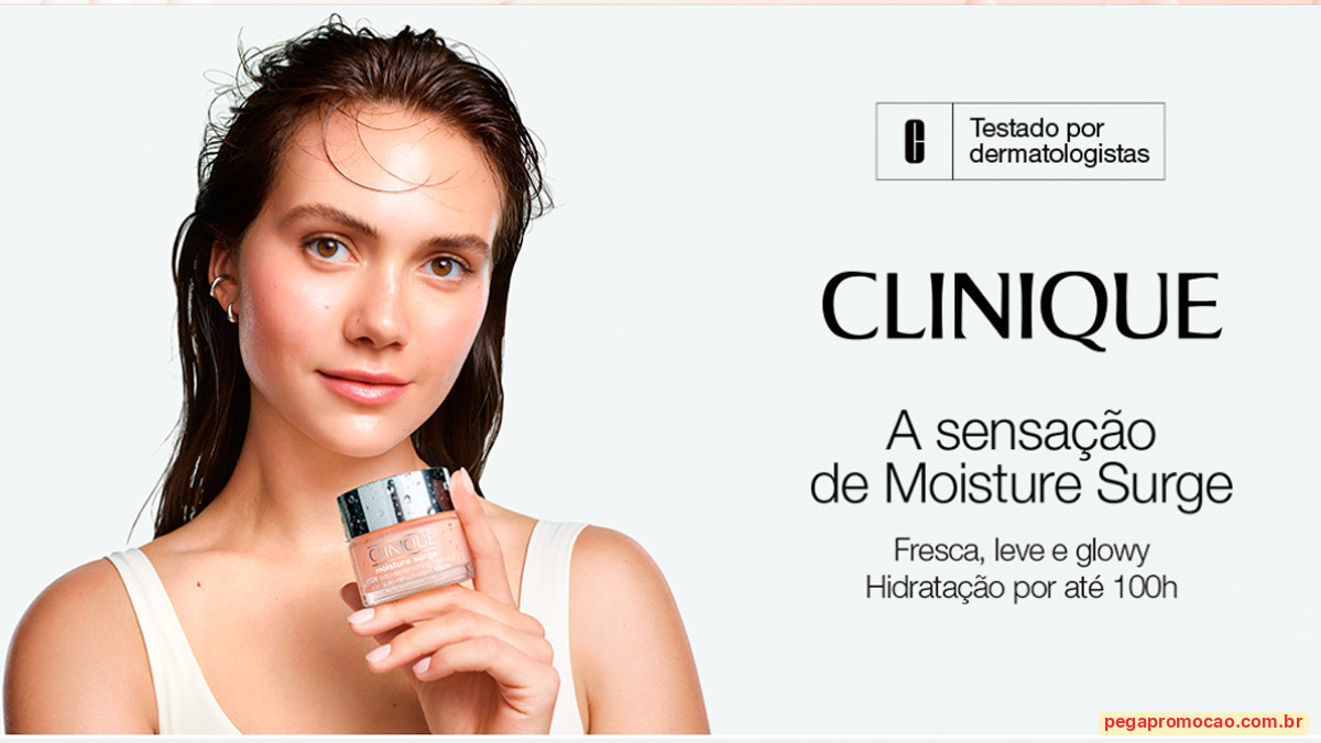 Banner da Brinde Grátis Hidratante Clinique