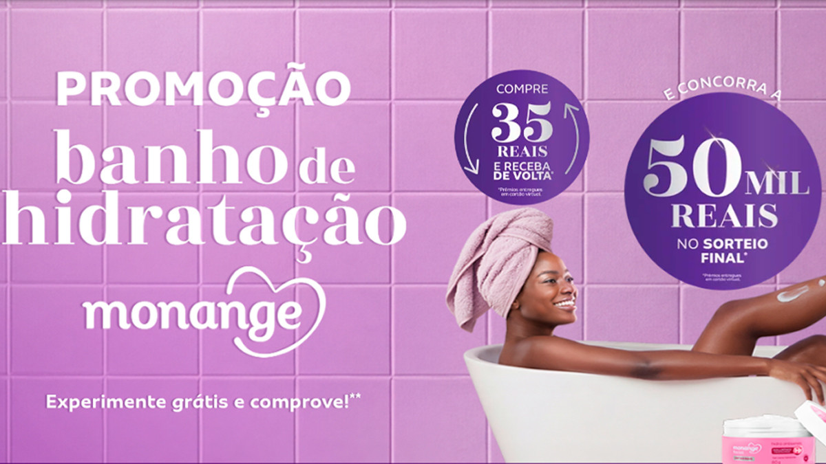 Banner da Promoção Monange Banho de Hidratação