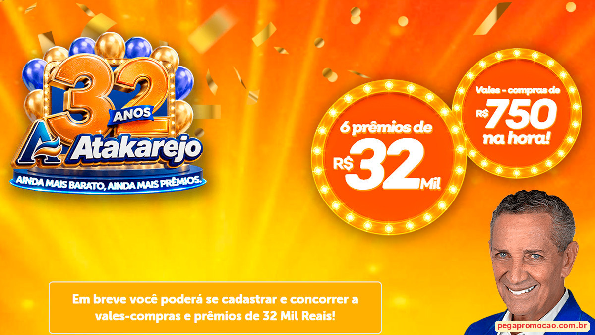 Banner da Promoção Aniversário Atakarejo 2026