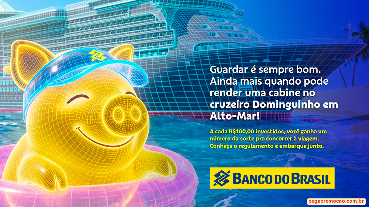 Banner da Promoção Banco do Brasil Cofrinho BB