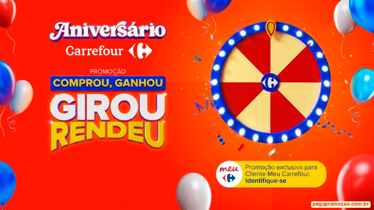 Banner da Promoção Carrefour Aniversário 2026