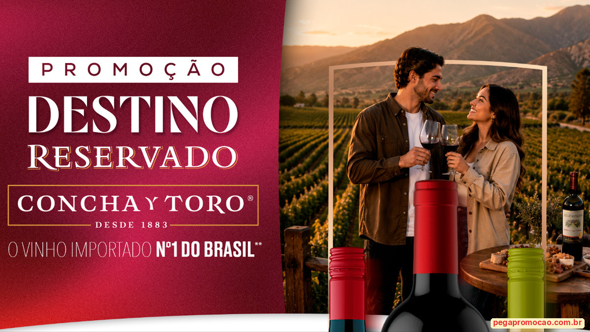 Banner da Promoção Chile Reservado Concha y Toro