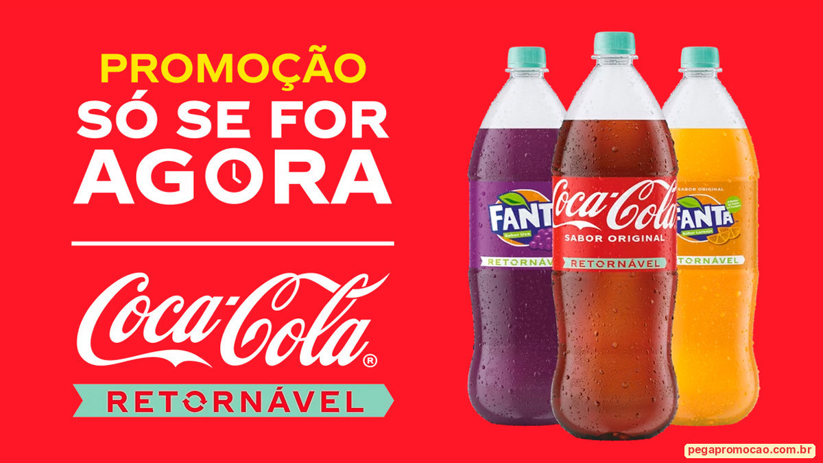 Banner da Promoção Coca-Cola Compre & Colecione & Concorra