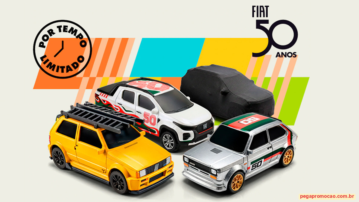 Banner da Promoção Fiat 50 Anos