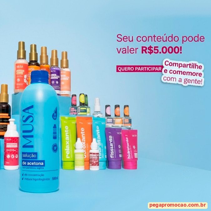 Prêmios e Sorteios em Destaque da Promoção Musa Cosméticos Aniversário