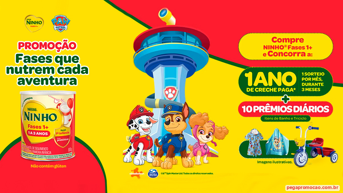 Banner da Promoção Ninho Fases Que Nutrem Cada Aventura