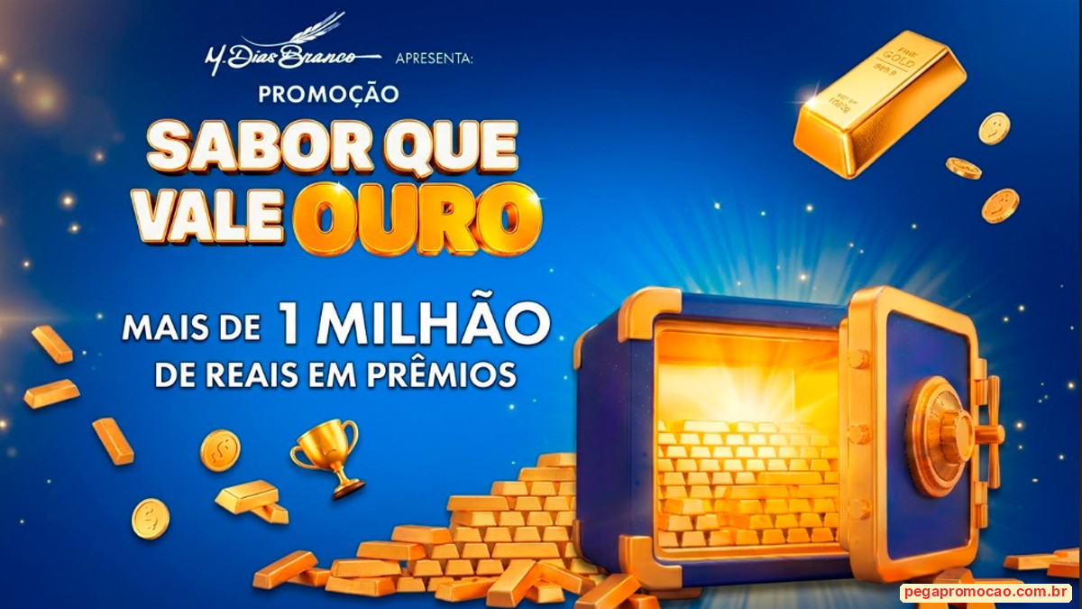 Banner da Promoção M Dias 2026 Sabor que Vale Ouro