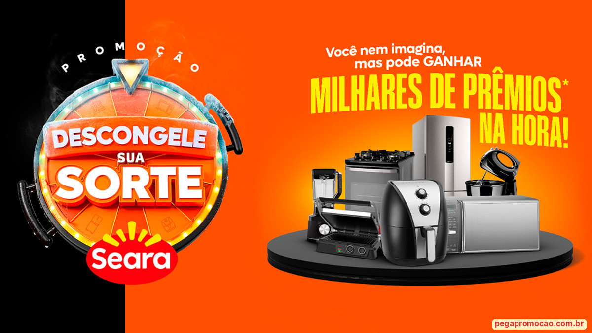 Banner da Promoção Seara Descongele sua Sorte