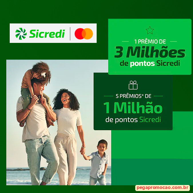 Prêmios e Sorteios em Destaque da Promoção Sicredi 3 Milhões de Pontos
