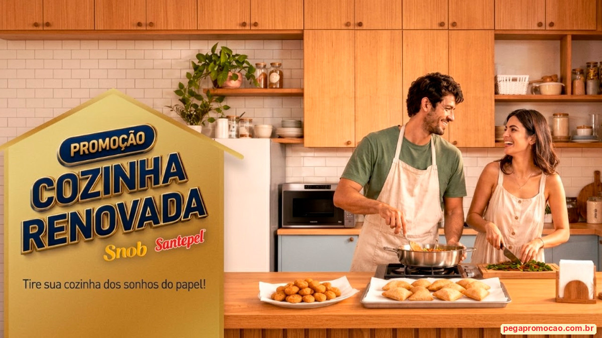 Banner da Promoção Snob Santepel Cozinha Renovada