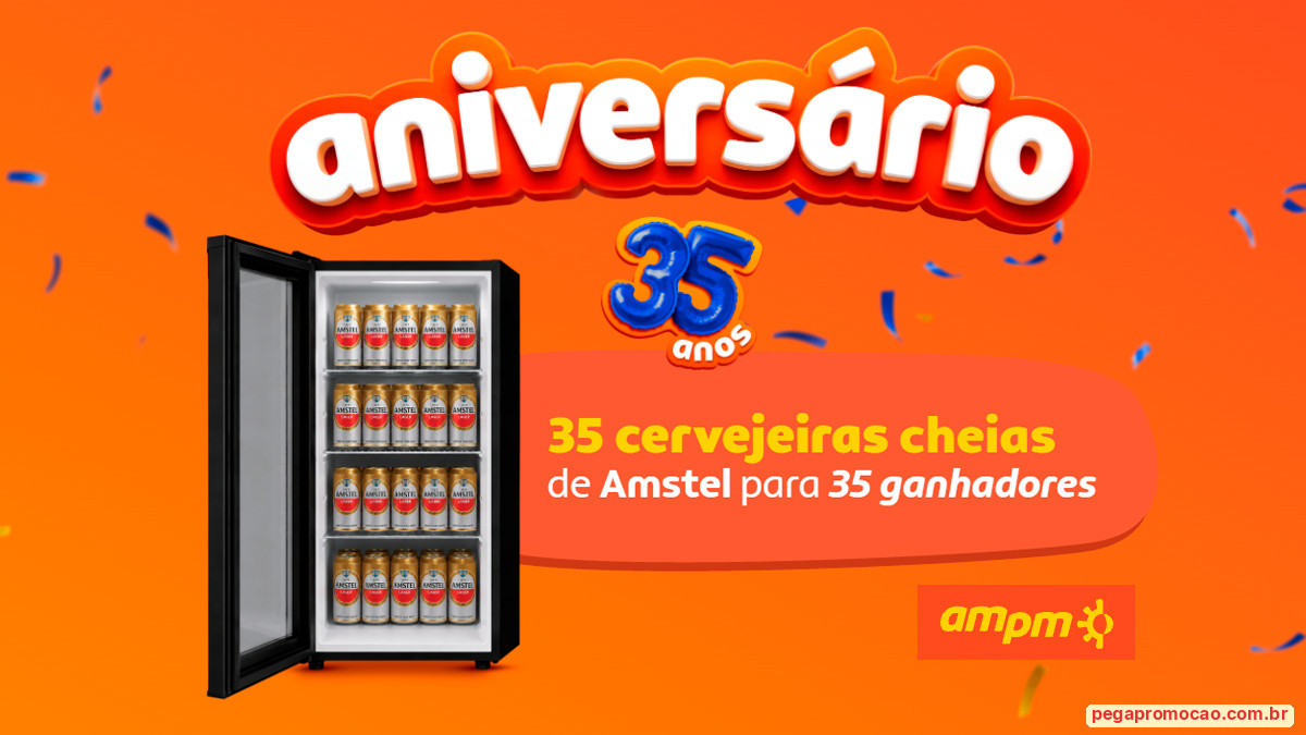 Banner da Promoção AmPm Aniversário 2026