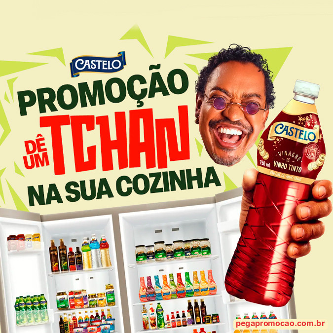 Prêmios e Sorteios em Destaque da Promoção Castelo Alimentos Dê um Tchan na sua Cozinha