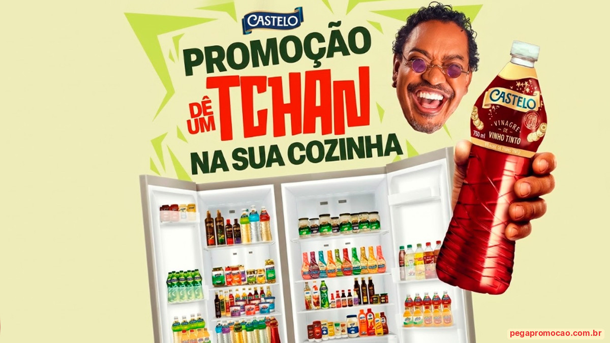 Banner da Promoção Castelo Alimentos Dê um Tchan na sua Cozinha