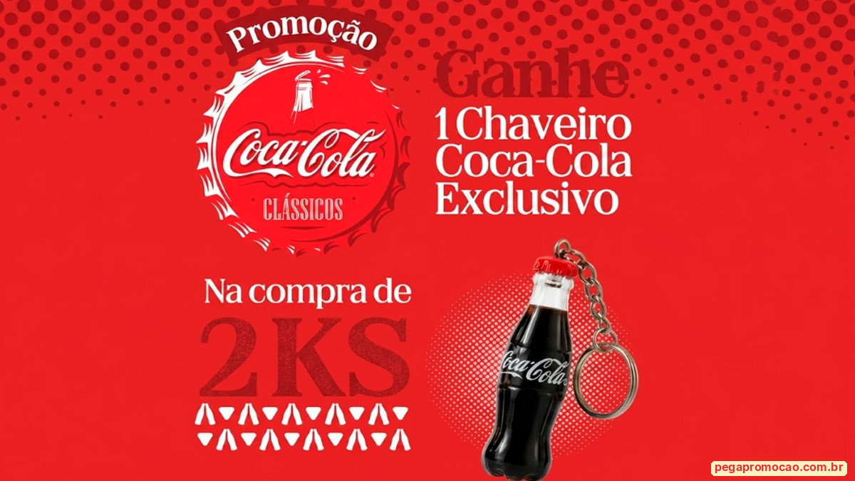 Banner da Promoção Coca-Cola Clássicos KS 2026