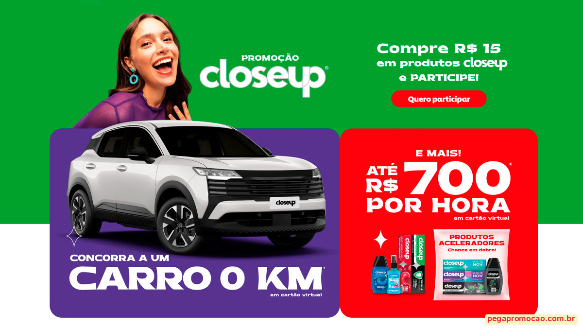 Banner da Promoção Closeup 2026