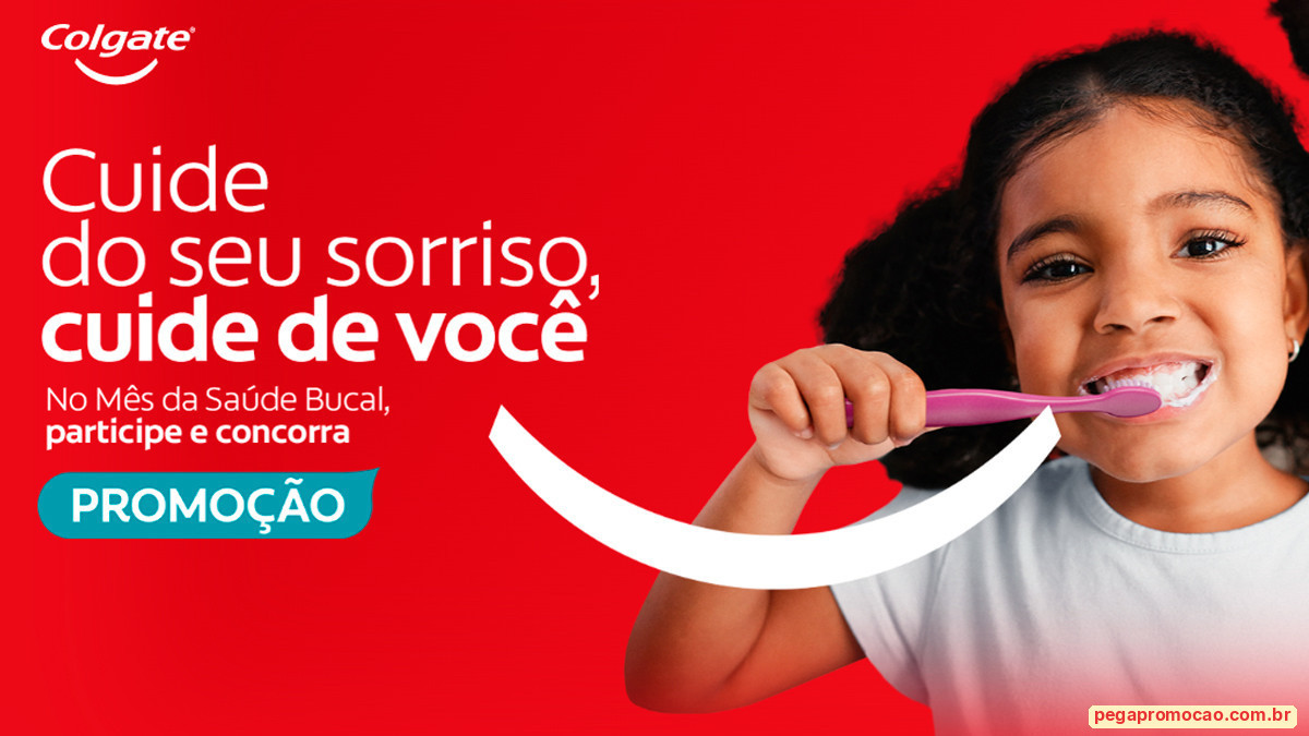 Banner da Promoção Colgate Cuide do Seu Sorriso, Cuide de Você