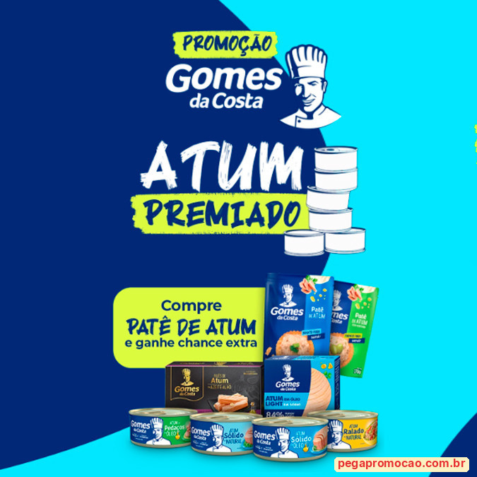 Prêmios e Sorteios em Destaque da Promoção Gomes da Costa Atum Premiado