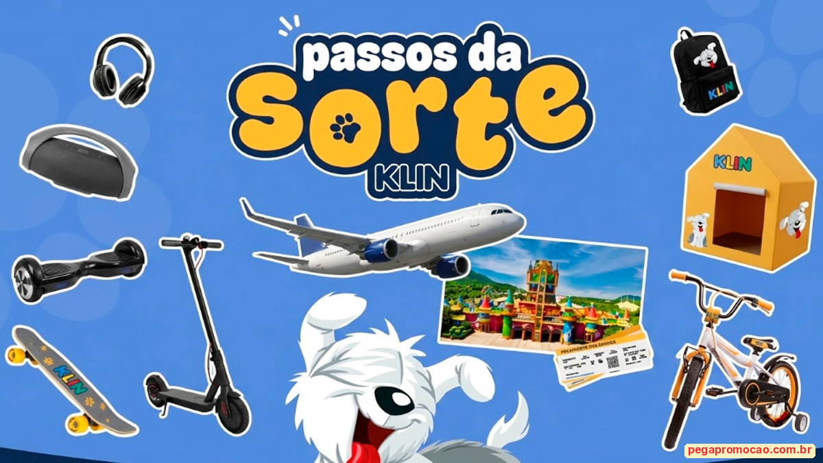 Banner da Promoção Klin Passos da Sorte