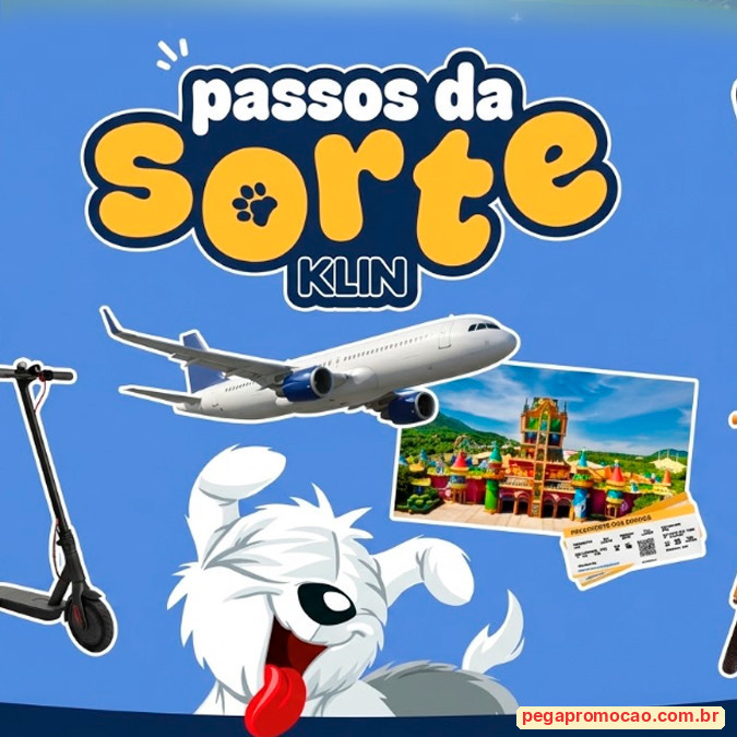 Prêmios e Sorteios em Destaque da Promoção Klin Passos da Sorte
