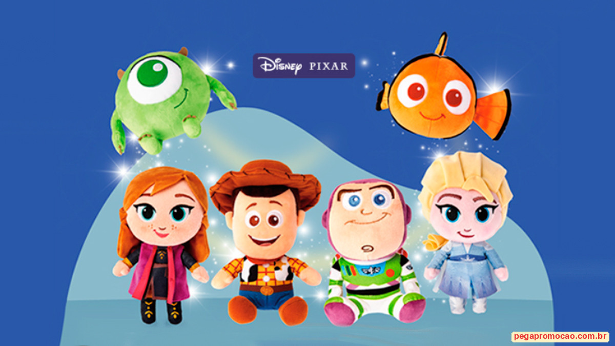 Banner da Promoção Mooca Plaza Shopping Pelúcias Disney