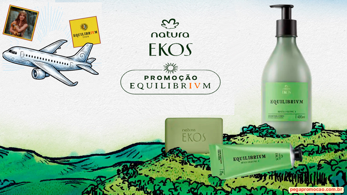 Banner da Promoção Natura Ekos Equilibrivm Anitta