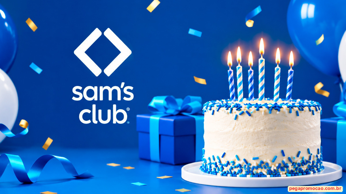 Banner da Promoção Aniversário Sam's Club