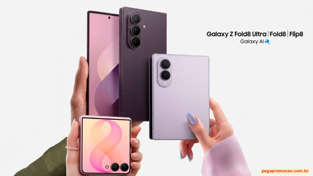 Banner da Promoção Samsung Qual Dobrável Combina Com Você