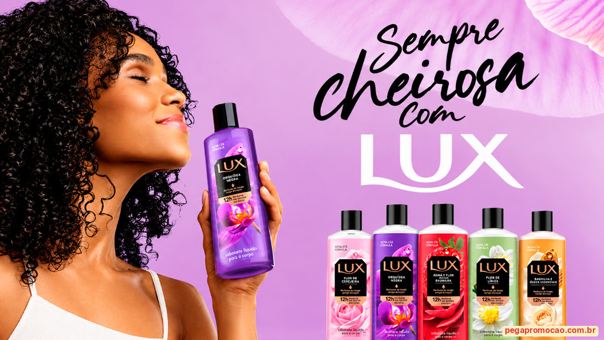 Banner da Promoção Sempre Cheirosa com Lux