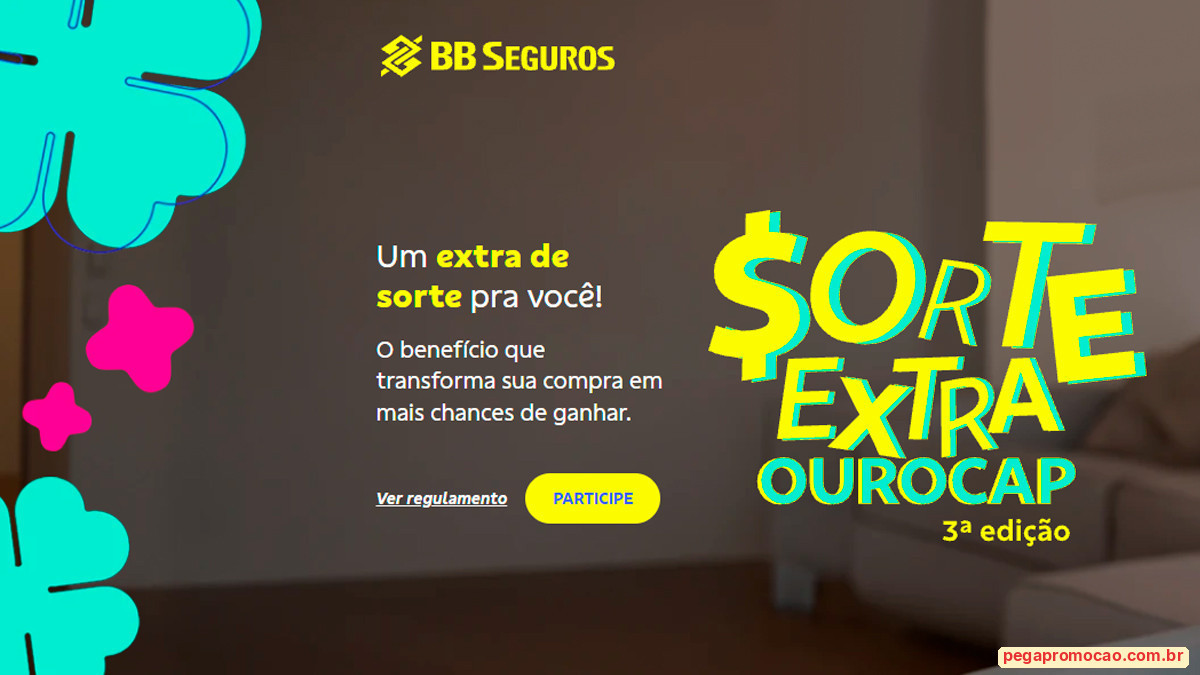 Banner da Promoção Sorte Extra Ourocap - 3ª Edição