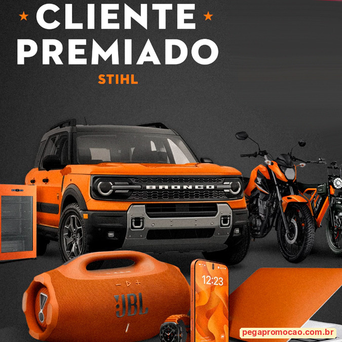 Prêmios e Sorteios em Destaque da Promoção Stihl Cliente Premiado