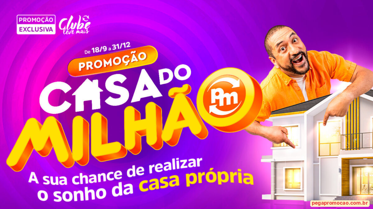 Banner da Promoção Pague Menos Casa do Milhão 2026