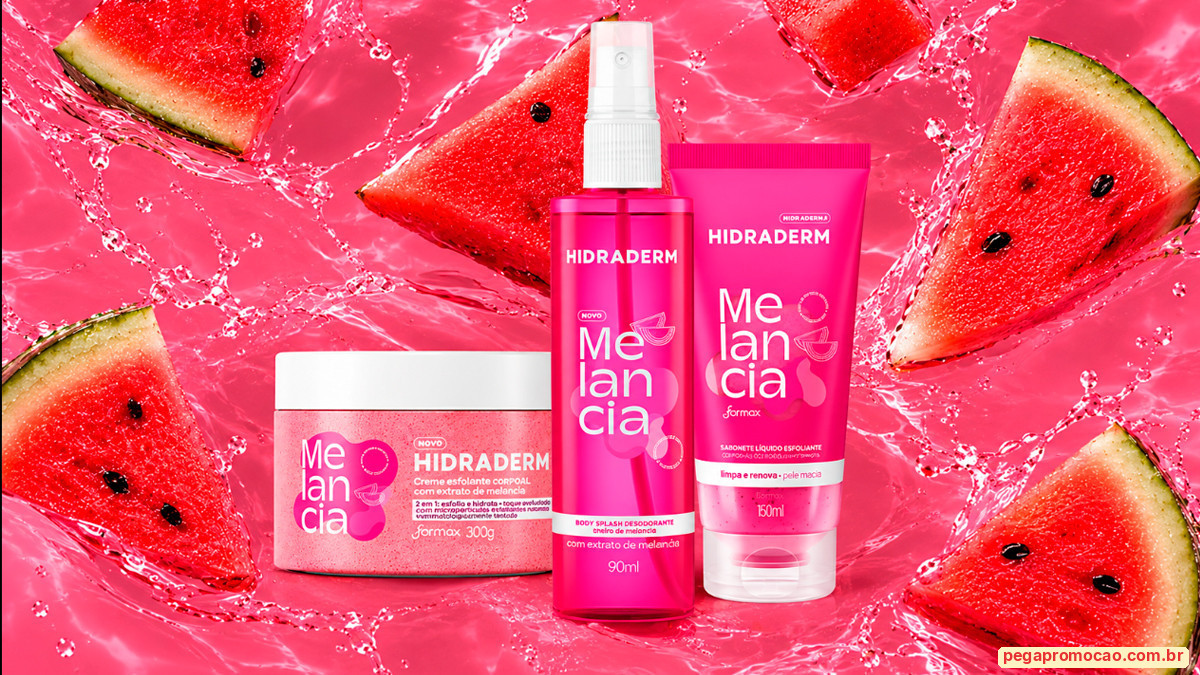 Banner da Brinde Grátis Hidraderm Melancia