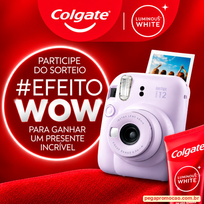 Prêmios e Sorteios em Destaque da Promoção Colgate Desafio Luminous White Efeito Wow 2ª Edição