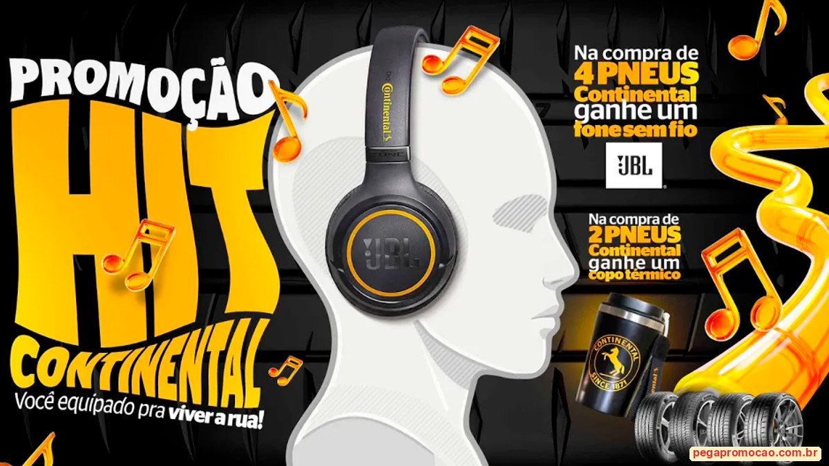 Banner da Promoção Hit Continental Pneus