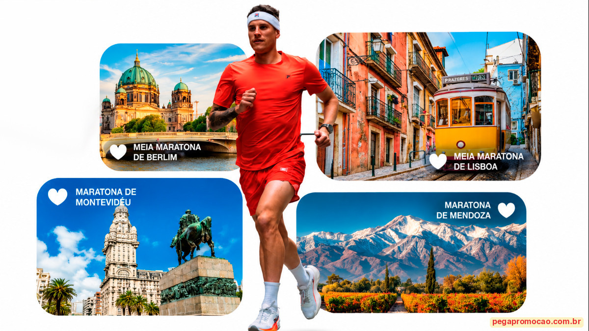 Banner da Promoção Fila Corridas pelo Mundo