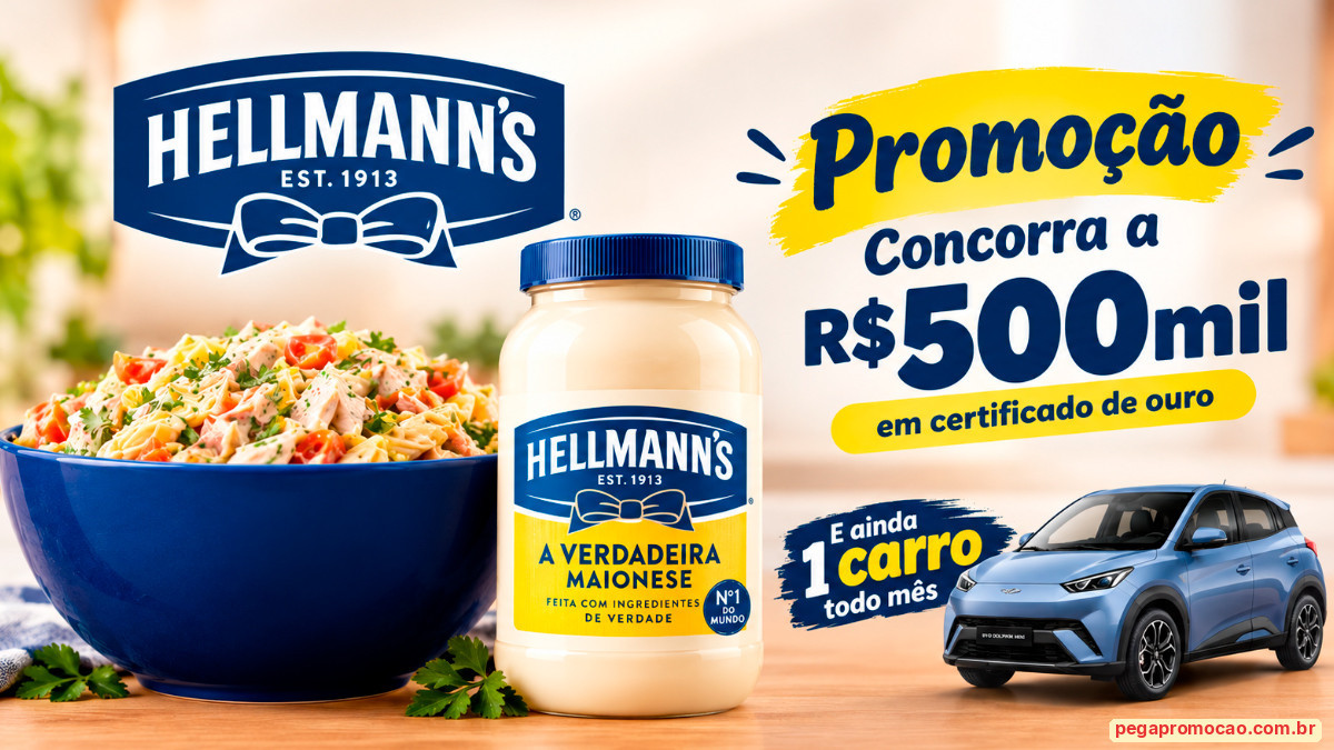 Banner da Promoção Hellmann's 2026